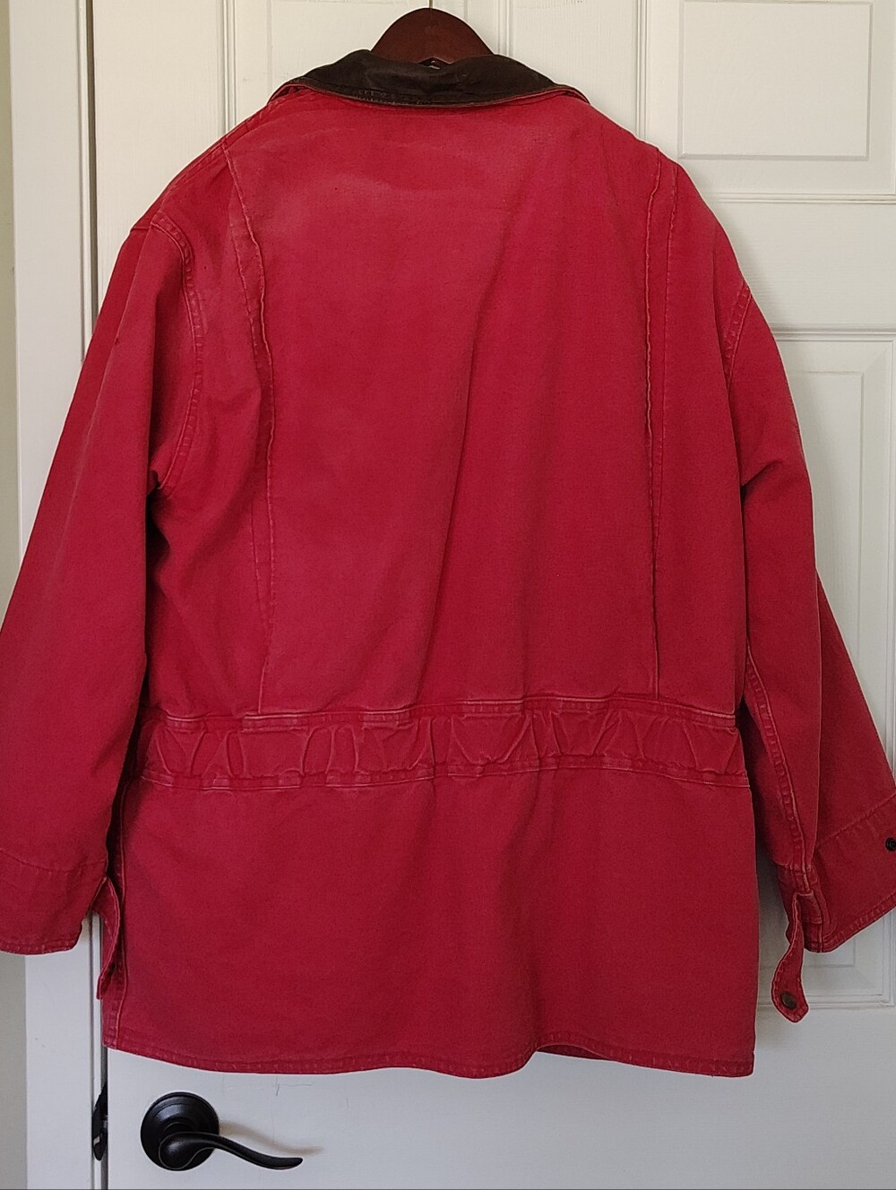Vintage Woolrich Blanket Lined Women’s Chore Coat Barn Jacket - Red Size M - Picture 2 of 7